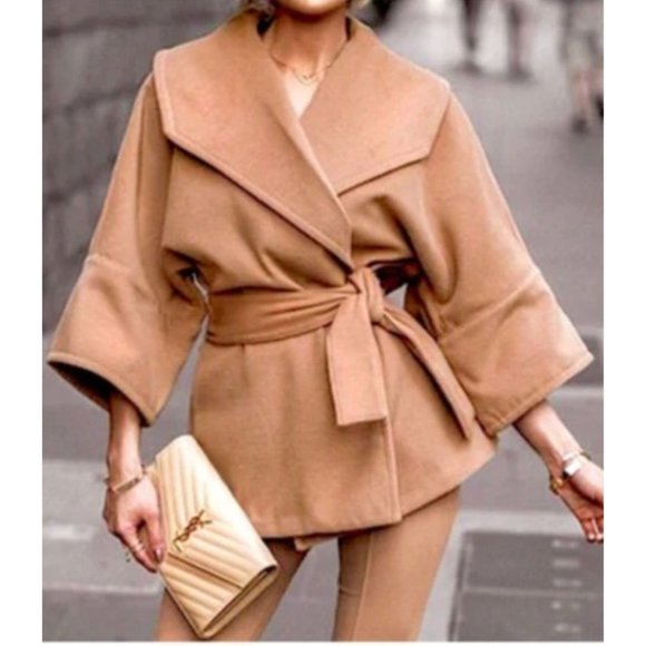 House of CB Jackets & Blazers - New with Tags House Of CB Sada Coat In Nude SZ Small
